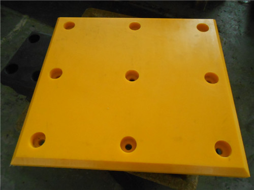 Yellow UHMWPE Fender Facing pads /Plates