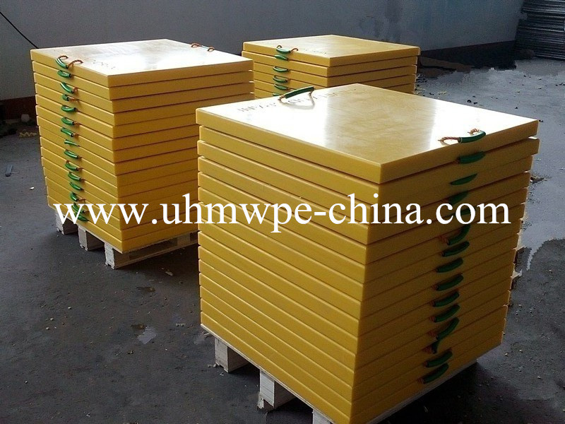 UHMWPE plastic outrigger pad | Crane leg support