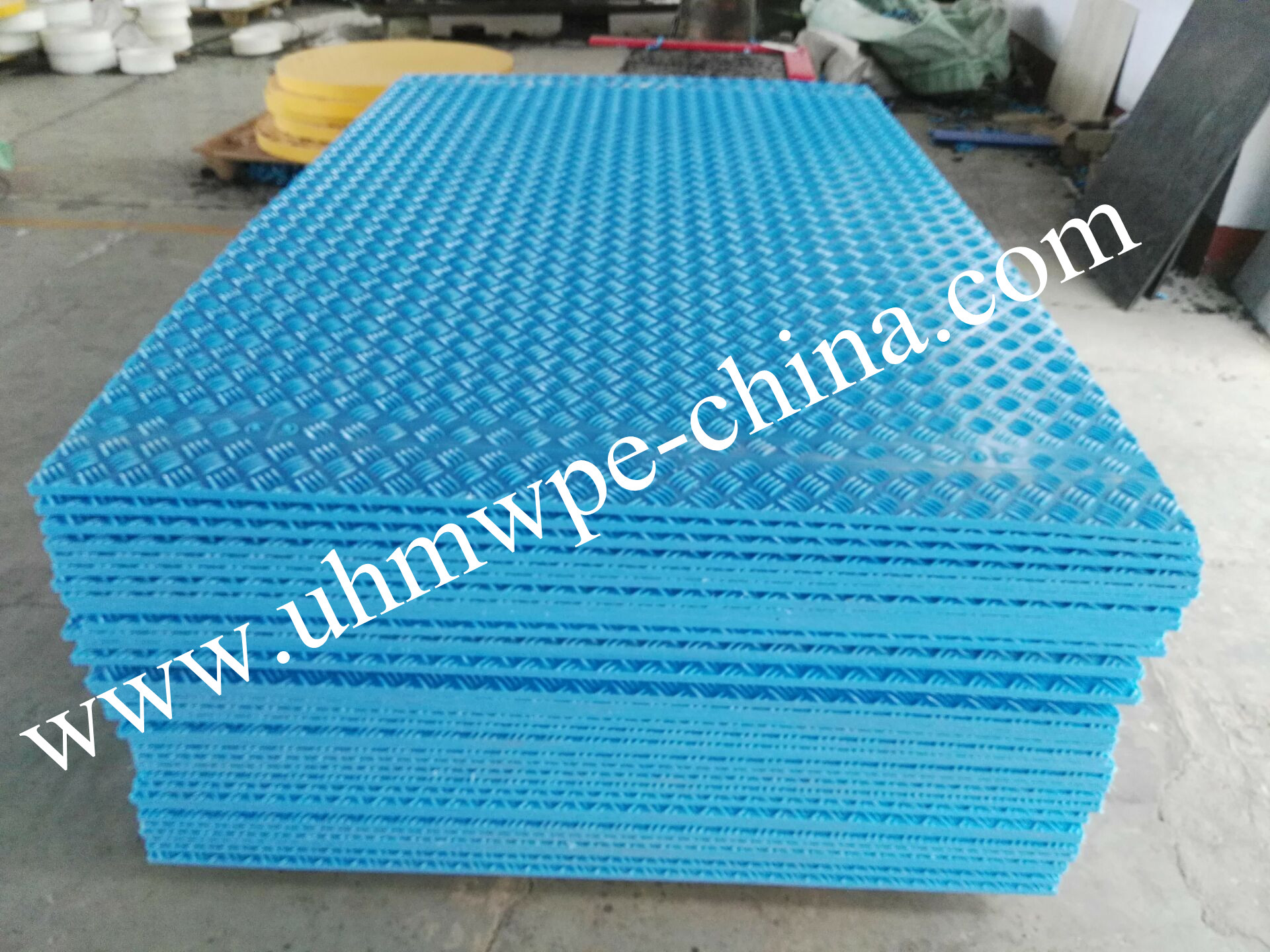 Blue Construction Road Mat