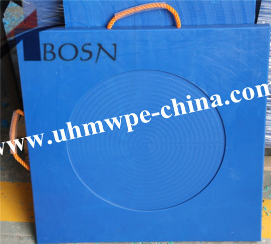 UHMW-PE Truck Leg Support Mats For Heavy Crane