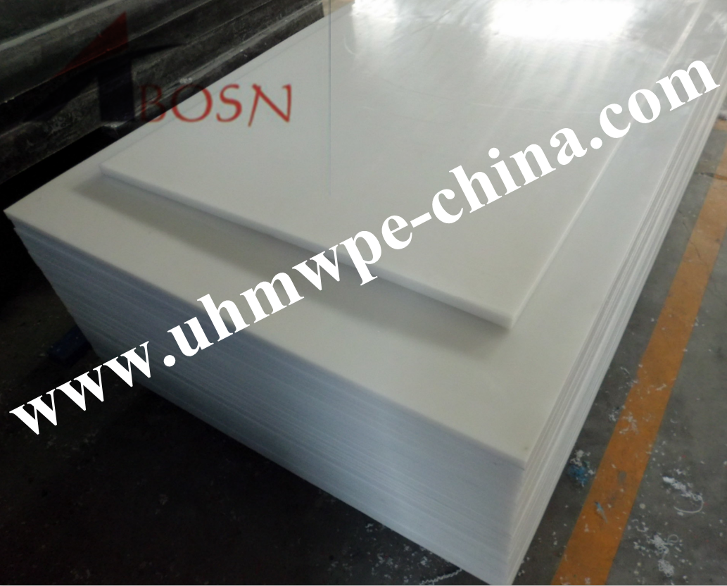 White Virgin UHMW Polyethylene Sheet