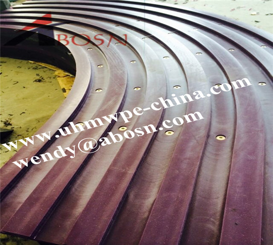 Purple UHMWPE Magnetic Chain Guide Track