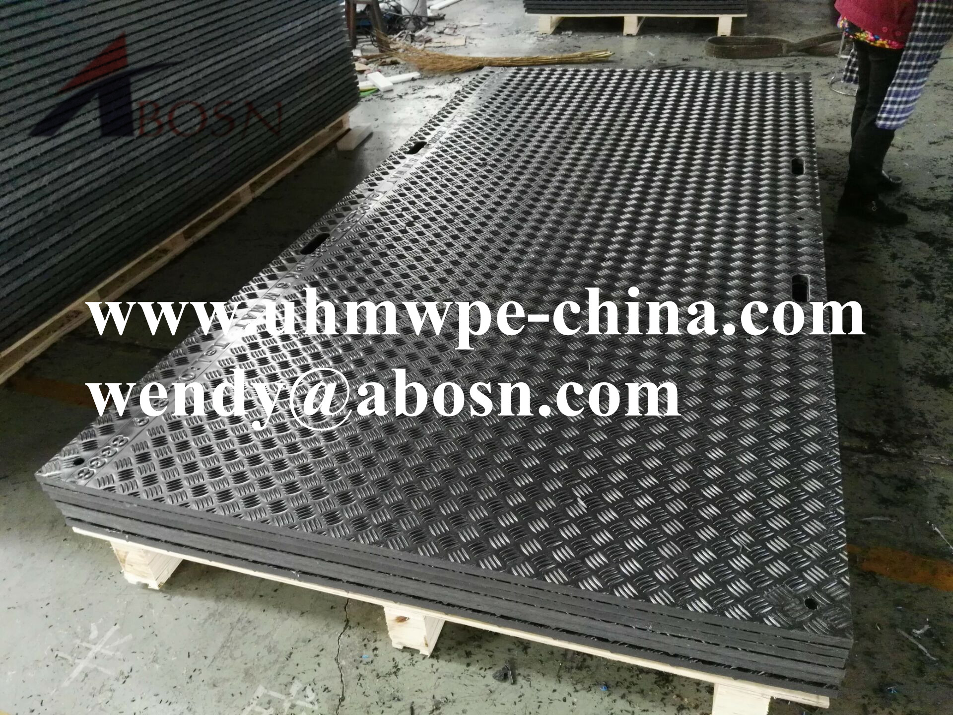 High Density Polyethylene Flooring Mat for Pathway