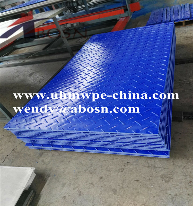 Dark Blue Portable HDPE Access Mat