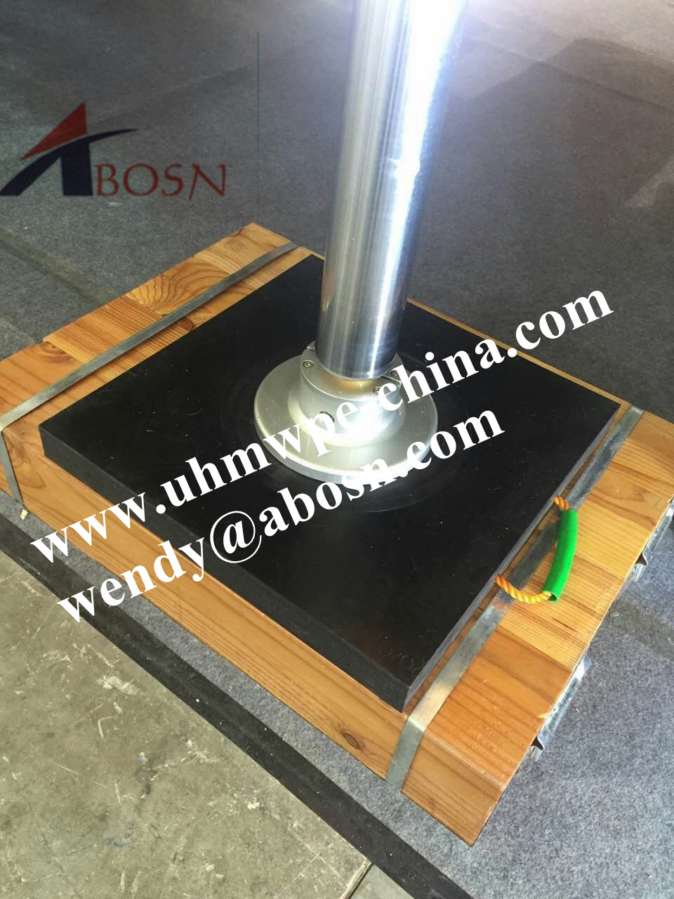 Customized UHMW PE Crane Truck Outrigger Pad