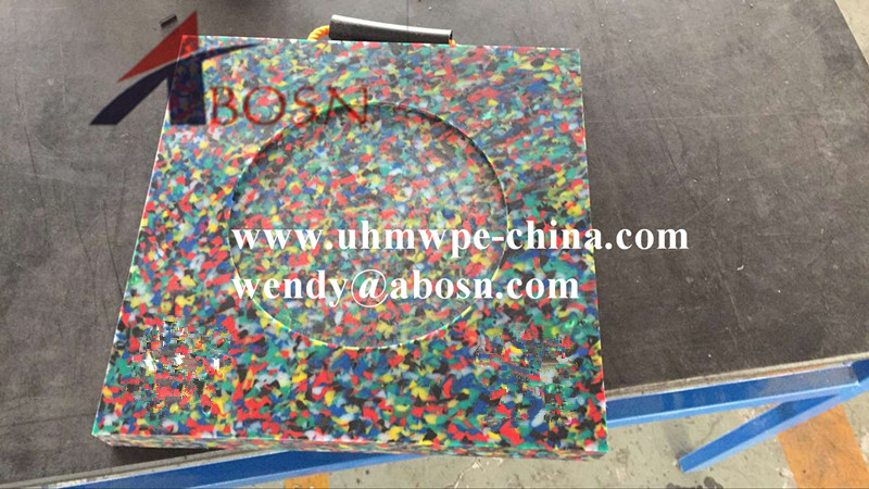 Colorful Concrete Pumps Outrigger Pad