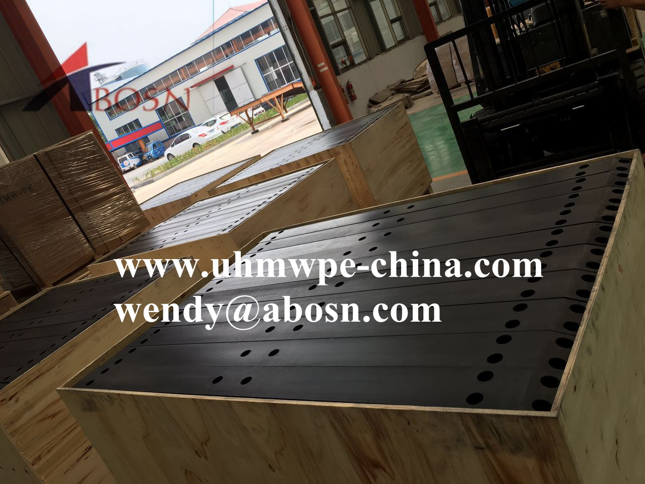 Black UHMWPE Sliding Plates