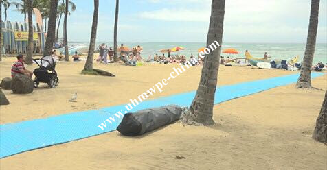 Blue Sandy Beach Access Mat for Disabled Wheelchair