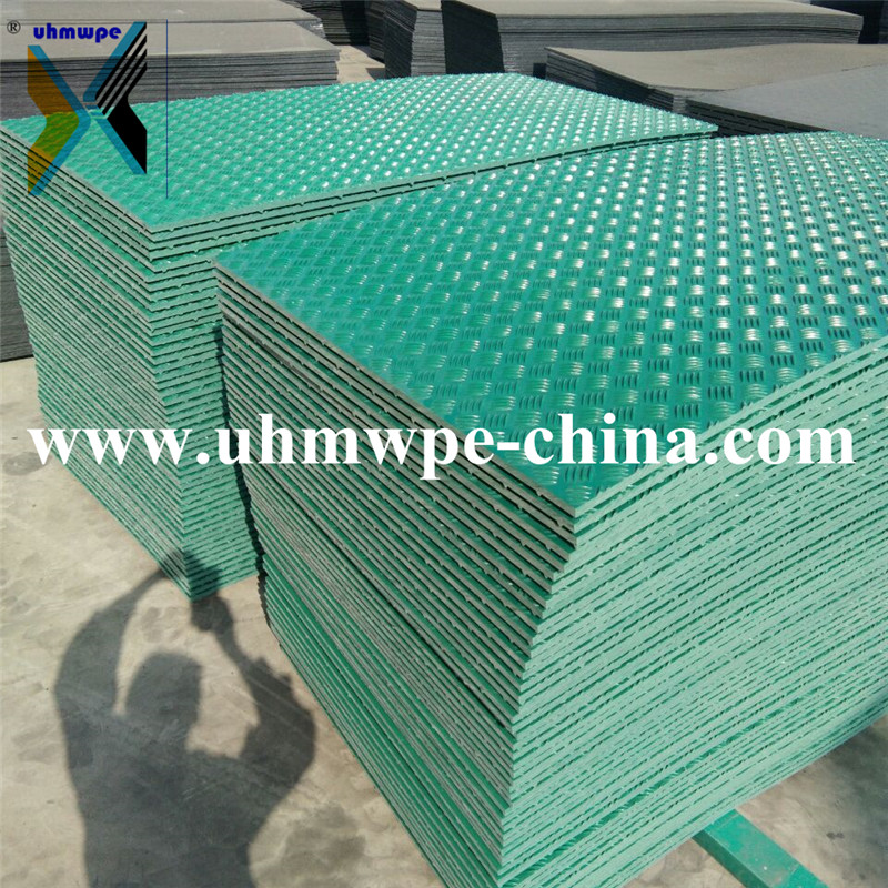 Green Anti-Slip HDPE Track Mat