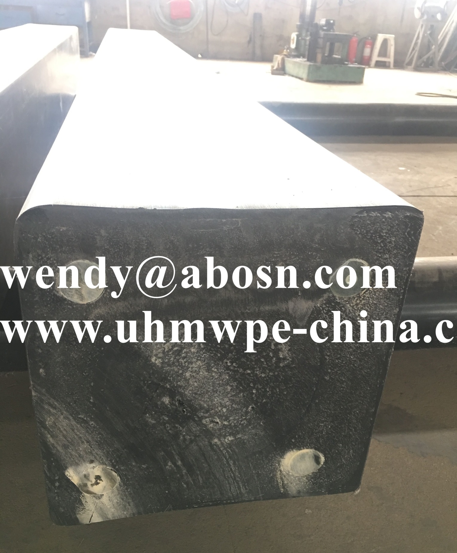 Plastic HDPE extruded sliding Pier Fender bumper