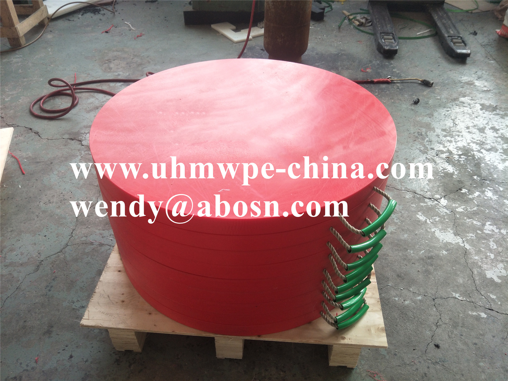 Recycled Plastic Cribbing Crane Foot Support Outrigger Pad