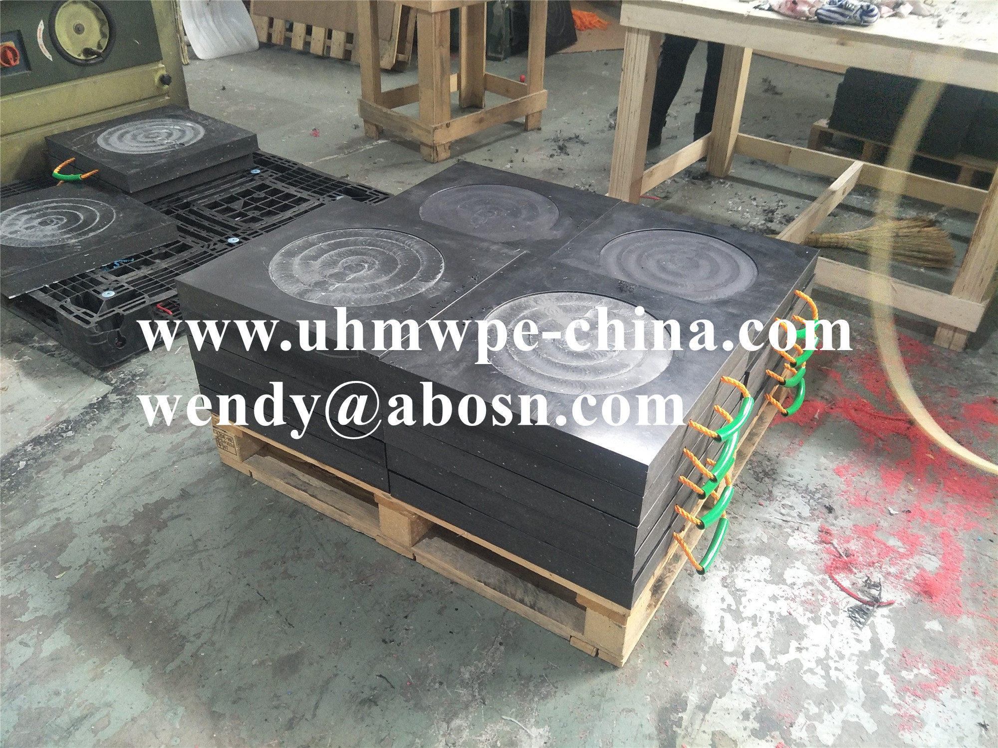 Heavy Duty Mobile HDPE Crane Outrigger Pads