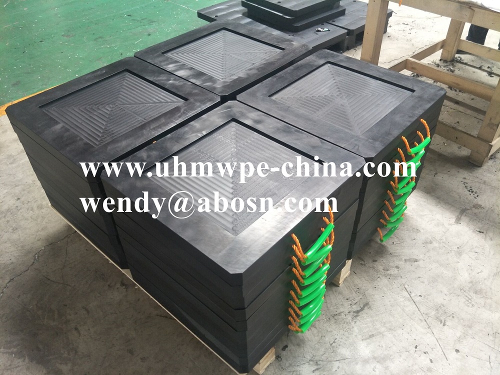 Electric Forklift Truck Crane Outrigger Pad