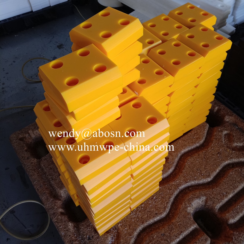 Machined UHMWPE Block for Agriculture Equipment