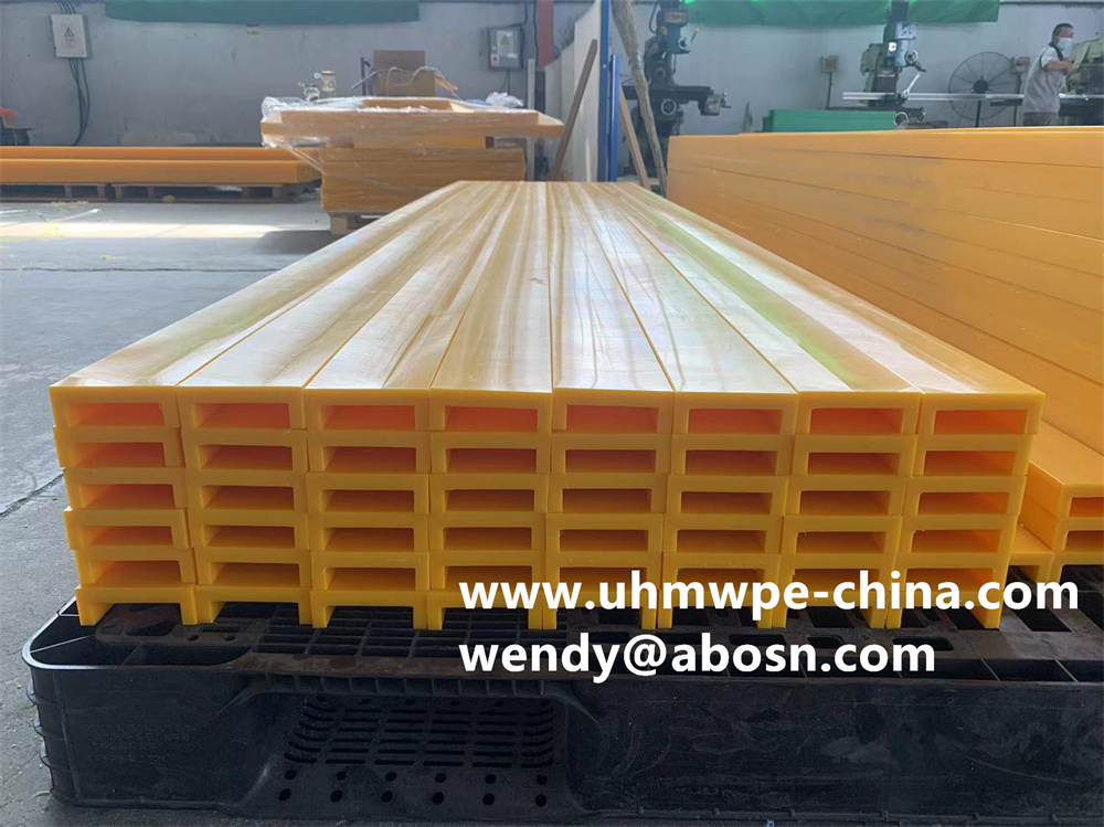 UHMWPE Chain Guide Slide Rail for Bottled Conveyor