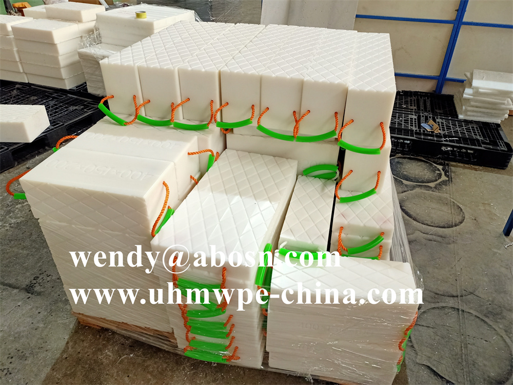 Heavy Equipment Support Jack Pads PE Plastic Mobile Crane Pads