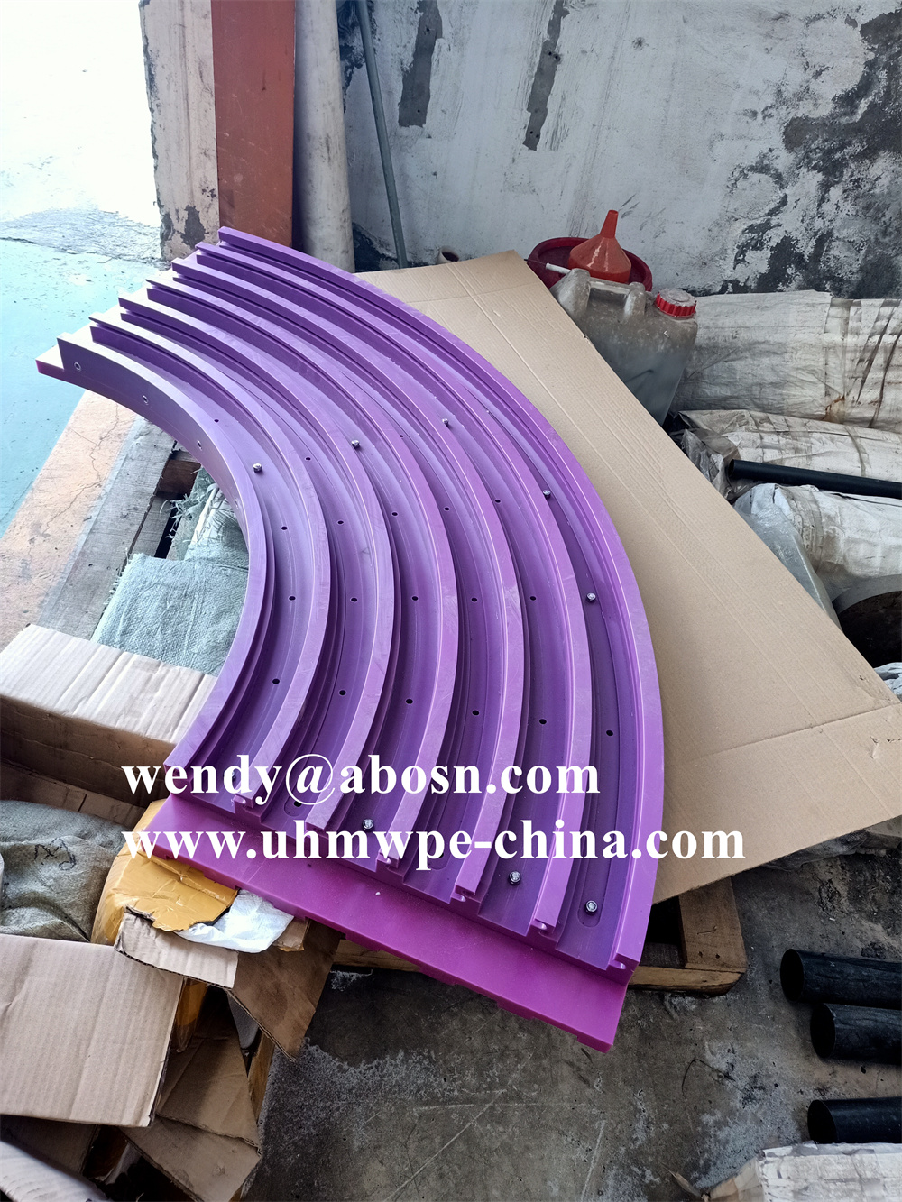 Conveyor UHMWPE Chain Guide Slide Rails