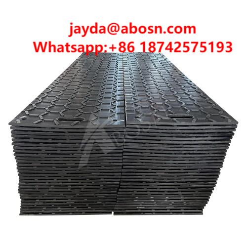 Industrial Grade UHMWPE Ground Protection Mats for Crane Support