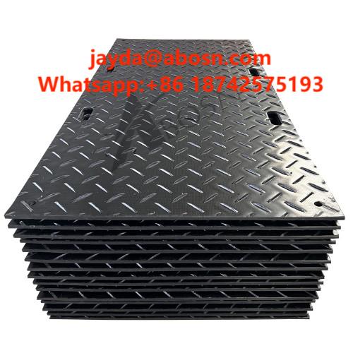 Durable UHMWPE Ground Protection Mats for Construction Sites