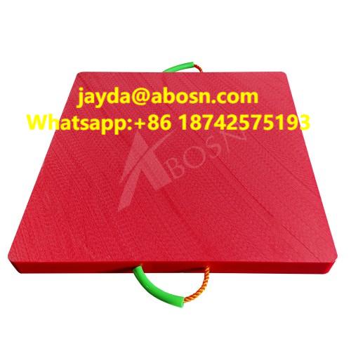 ABOSN High Load Capacity UHMWPE Outrigger Pads - Heavy Duty Load Bearing Mats