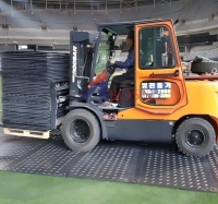 Ground Protection Mat in Korean for Concert